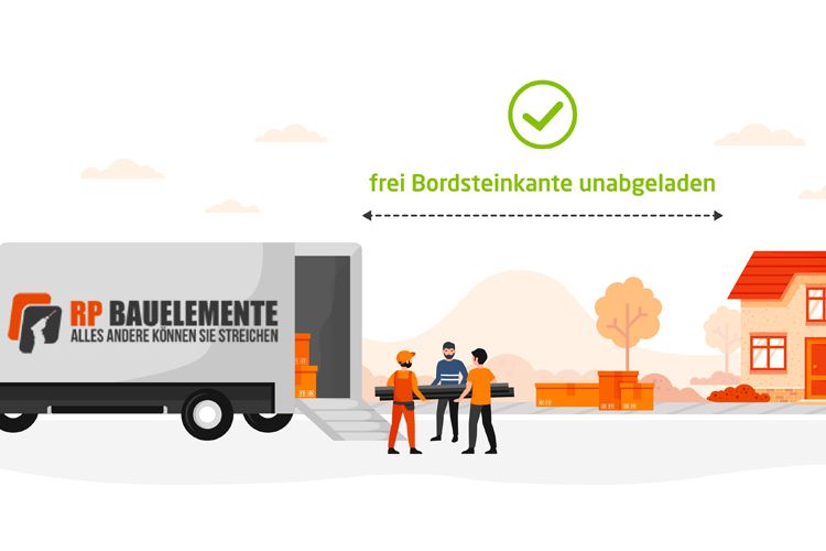 Abladung nur bis zum Bordstein