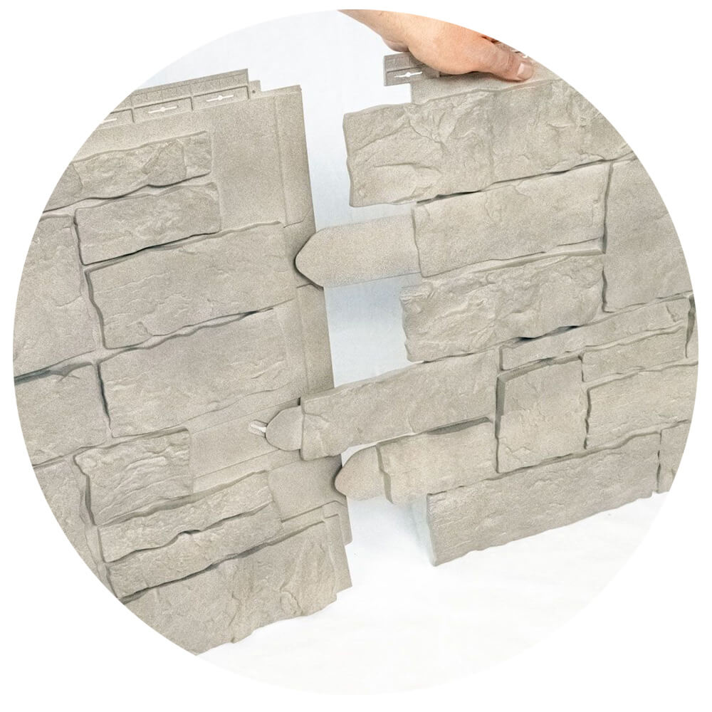 Verzahnung der Platten