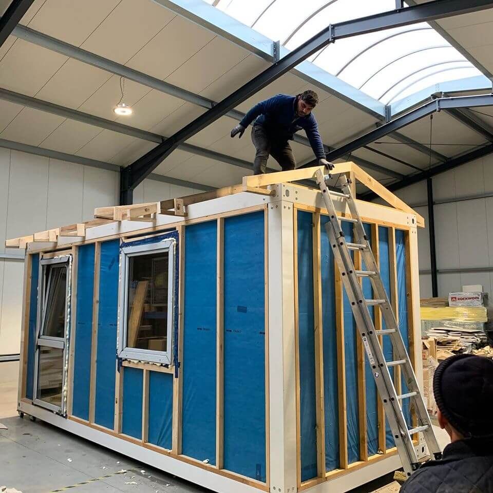 Gerüst eines TinyHouse von der Agrotrust GmbH