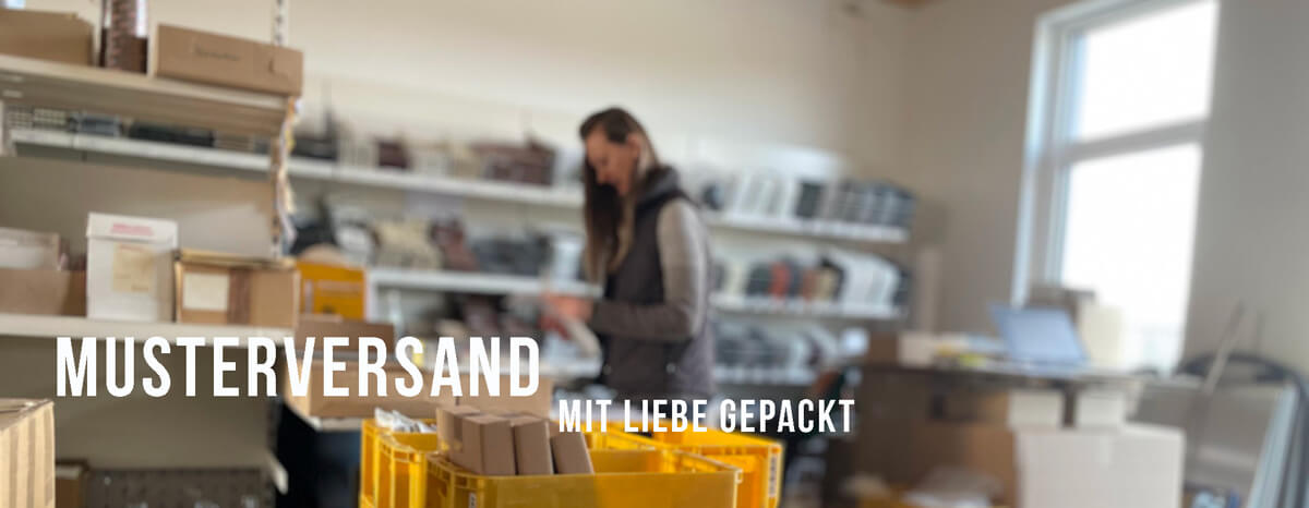 Muster mit Liebe gepackt
